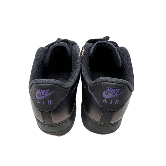 Nike Air Force 1 Black Blue Reflective Translucent Mens 12.5 - Picture 5 of 7